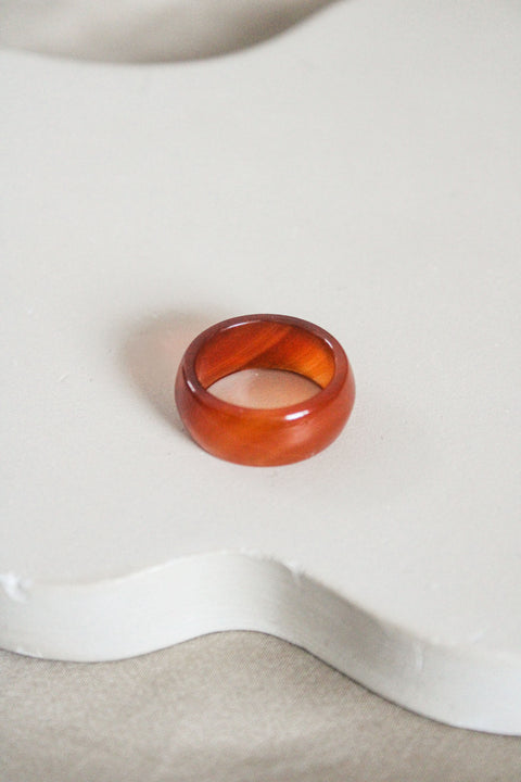 'Maud' Agaat Ring (US 8, 18.2mm)