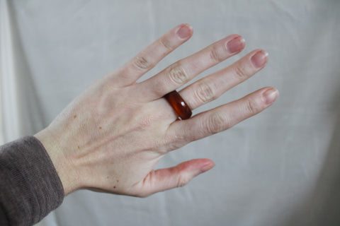 'Minthe' Agaat Ring (US 10.5, 20.2mm)