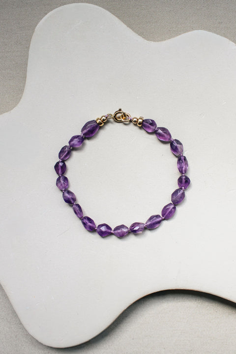 Amethist armband 'Elin'