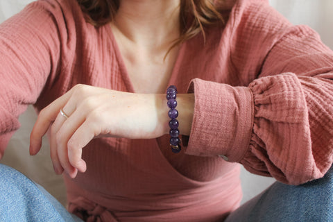 'Julie' Amethist Armband