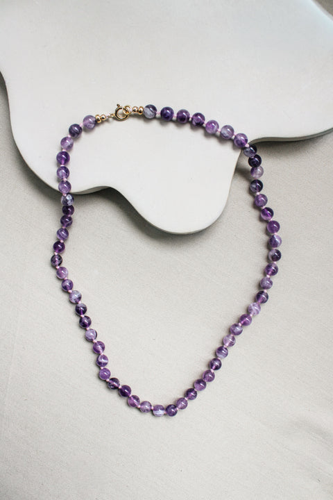 Amethist ketting 'Inès'
