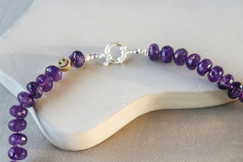 'Cleo' Amethist Ketting