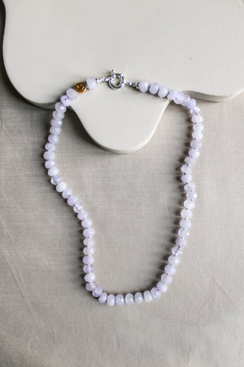 'Claire' Heldere Amethist Ketting
