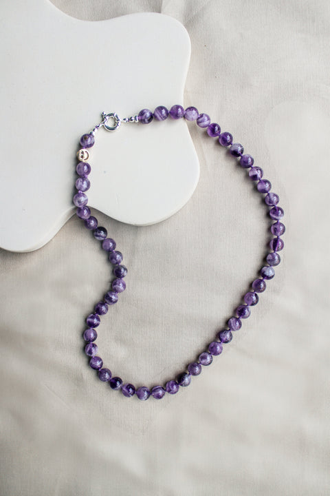 'Ella' Amethist Ketting