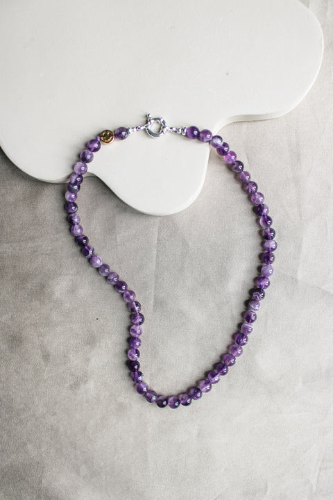 'Mabel' Amethist Ketting