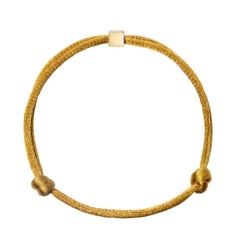 Solid as a Block armband goud ~ goudkleurig