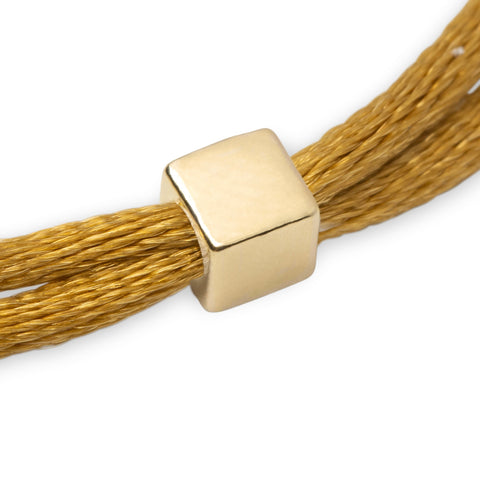 Solid as a Block armband goud ~ goudkleurig