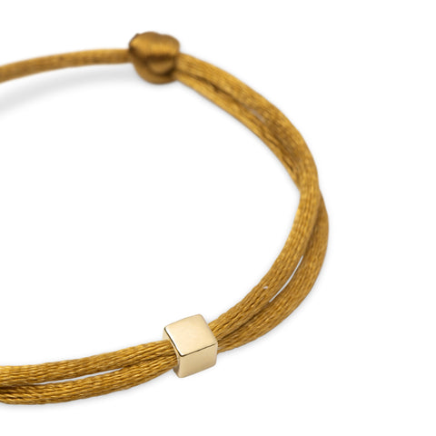 Solid as a Block armband goud ~ goudkleurig