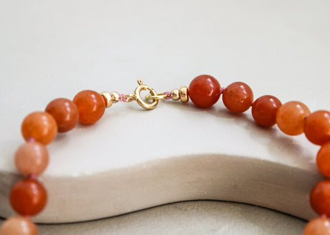 Aventurijn ketting 'Stella'
