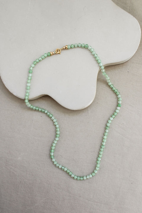 Aventurijn ketting 'Celia'