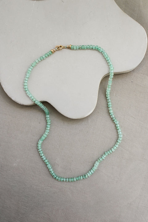Aventurijn ketting 'Reggie'