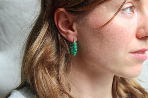 'Kae' Aventurijn Oorbellen