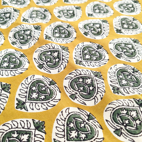 Bagru block - printed placemats set of 2, handmade table mats - Shakti.ism | शक्तिवाद