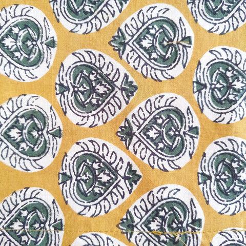 Bagru block - printed placemats set of 2, handmade table mats - Shakti.ism | शक्तिवाद