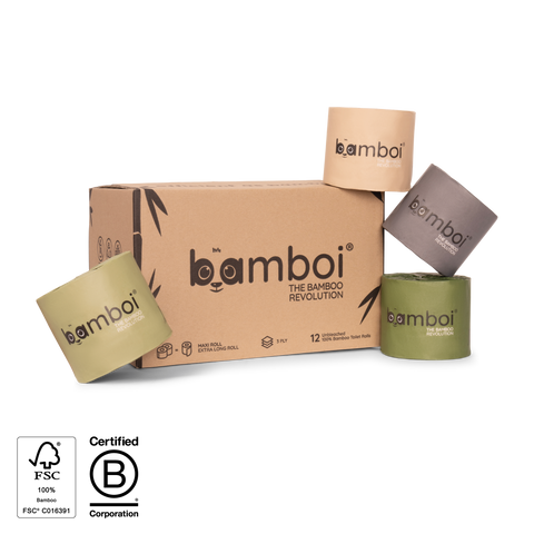 100% Bamboo Toilet Paper