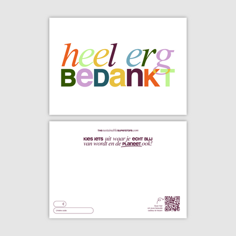 The Sustainable Superstore gift card (digital)