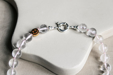 'Pippa' Bergkristal Ketting