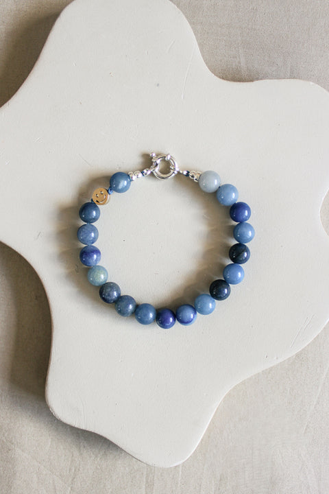 'Celia' Blauwe Aventurijn Armband