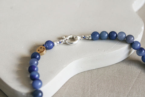 'Mabel' Blauwe Aventurijn Ketting