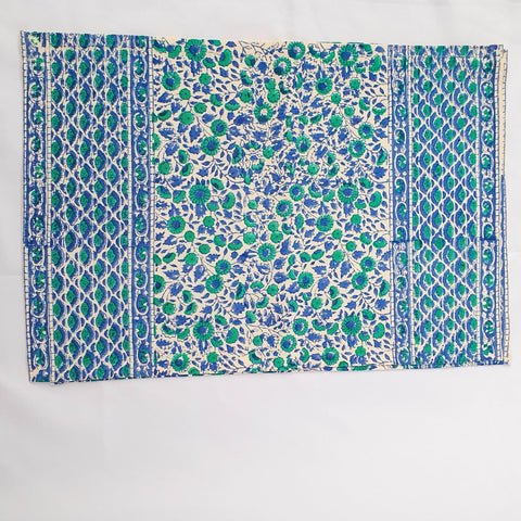 Block - printed organic cotton placemats (set of 2) - Shakti.ism | शक्तिवाद