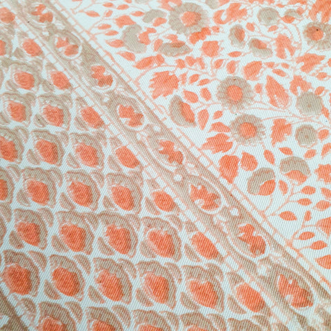 Block - printed organic cotton placemats (set of 2) - Shakti.ism | शक्तिवाद