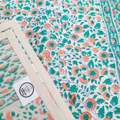 Block - printed organic cotton placemats (set of 2) - Shakti.ism | शक्तिवाद
