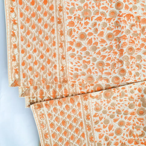 Block - printed organic cotton placemats (set of 2) - Shakti.ism | शक्तिवाद