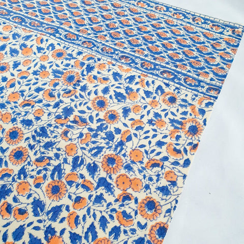 Block - printed organic cotton placemats (set of 2) - Shakti.ism | शक्तिवाद