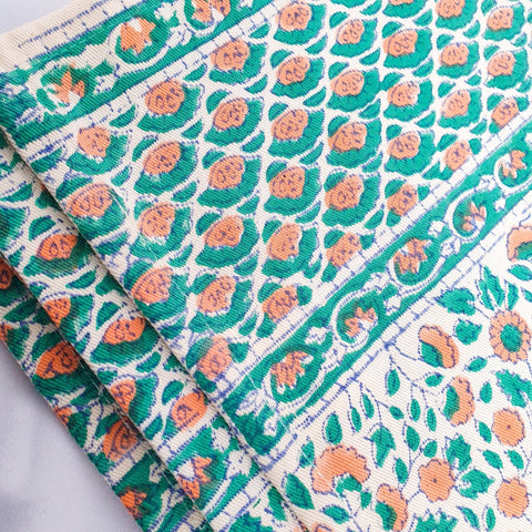 Block - printed organic cotton placemats (set of 2) - Shakti.ism | शक्तिवाद