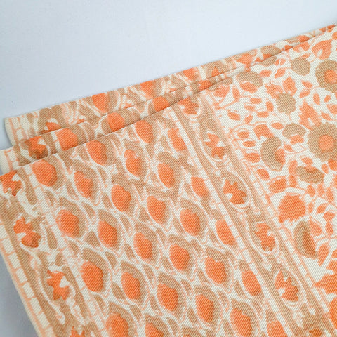 Block - printed organic cotton placemats (set of 2) - Shakti.ism | शक्तिवाद