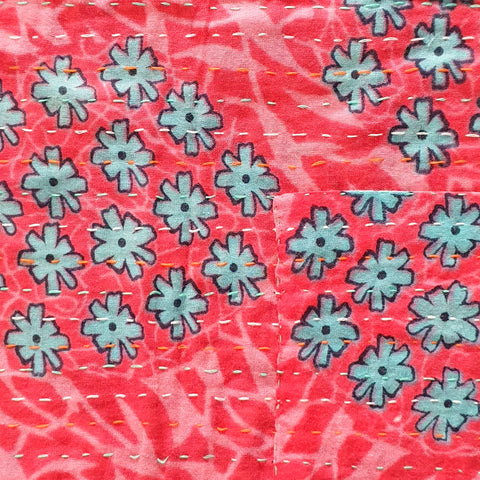 Sari placemats, handmade, set of 2, table mats, reversible