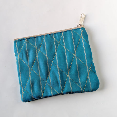 Upcycled Sari Coin Purses: Fair Trade Colourful Quilted Pouches
