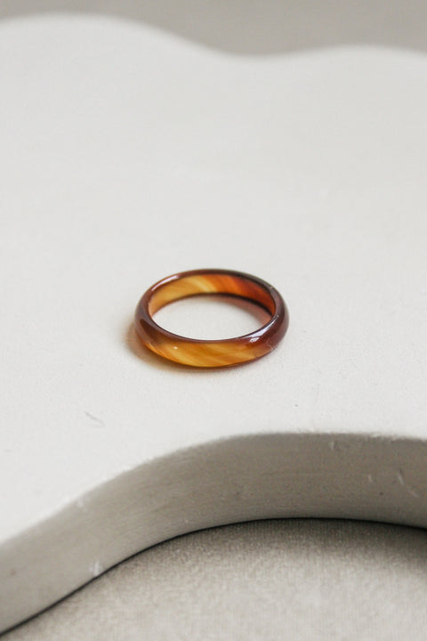 'Ambre' Honingagaat Ring (US 7.5, 17.7mm)