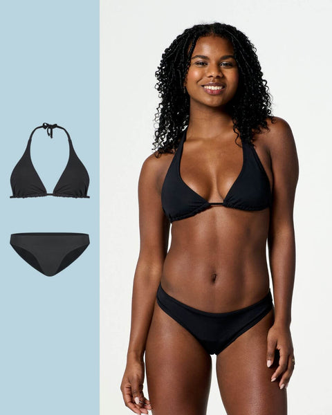 swimwear set | black | women