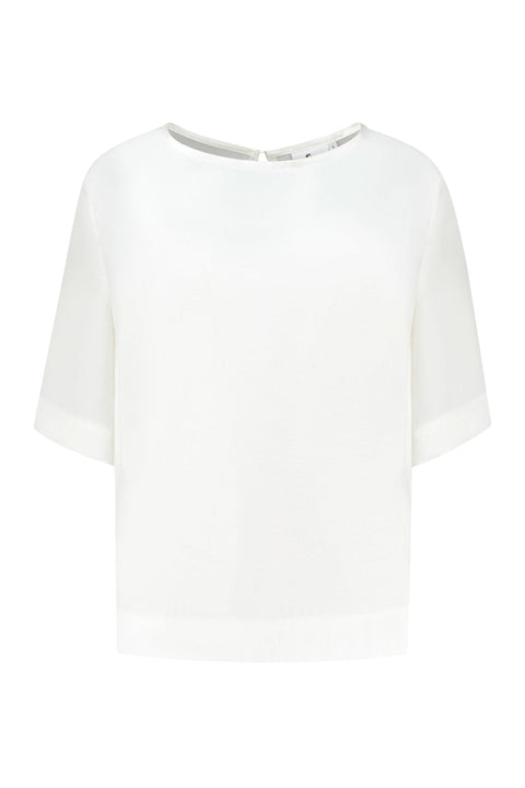 BUNDLE Palmyra Blouse + Sanchi Shorts WHITE - Fransje Sophie