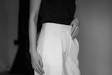 BUNDLE Sanchi Pants + Caral Top WHITE - Fransje Sophie