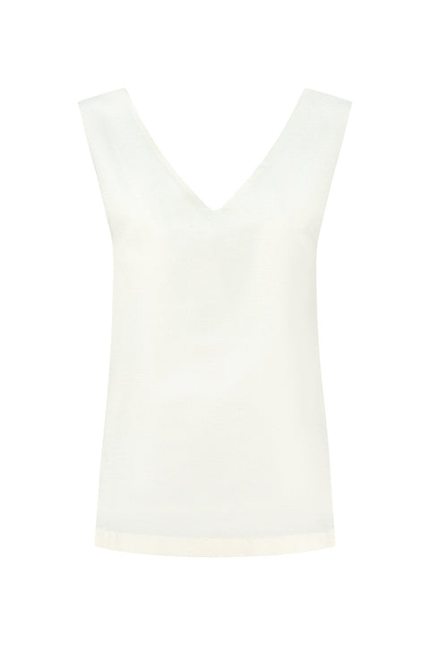 BUNDLE Sanchi Pants + Caral Top WHITE - Fransje Sophie