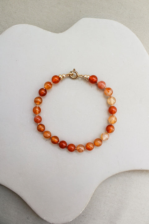 Carneool armband 'Inès'