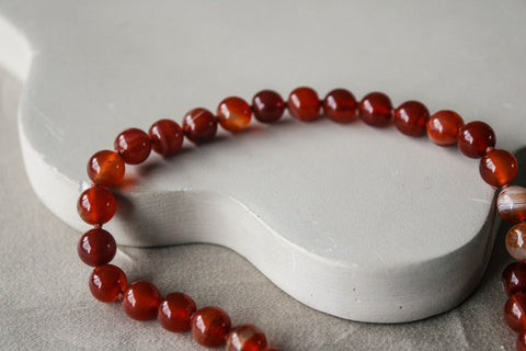 'Ella' Carneool Ketting