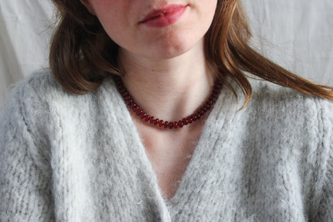 'Lauren' Carneool Ketting