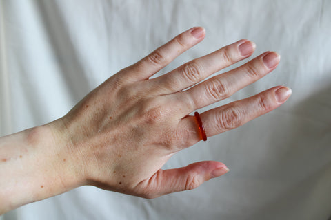 'Helen' Carneool Ring (US 8, 18.2mm)