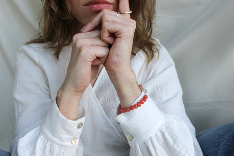 'Claire' Carneool Armband