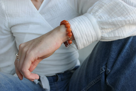 'Julie' Carnelian Bracelet
