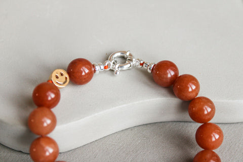 'Julie' Carnelian Bracelet
