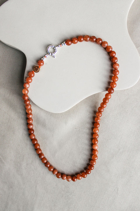 'Mabel' Carneool Ketting