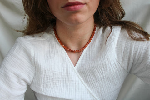 'Mabel' Carneool Ketting