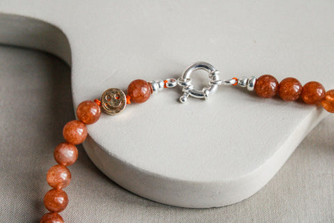 'Mabel' Carneool Ketting