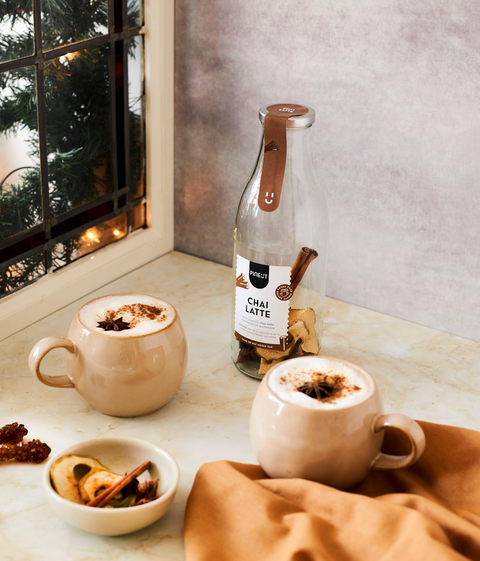 Chai latte maken | DIY drankje in fles | Pineut | BIO | Doos met 6 stuks