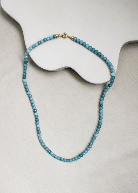 Chalcedoon ketting 'Flore'