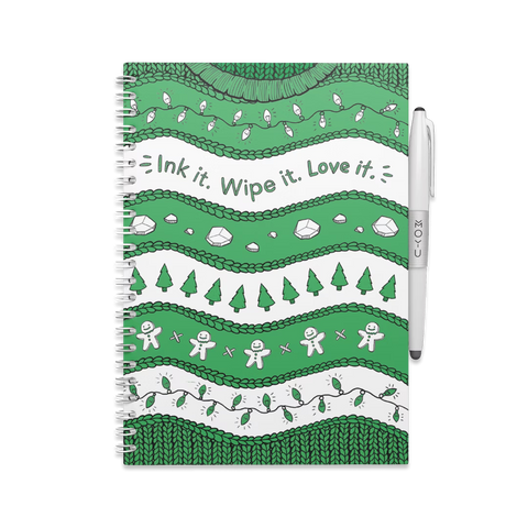 Erasable Notebook A5 - Ugly Christmas Sweater